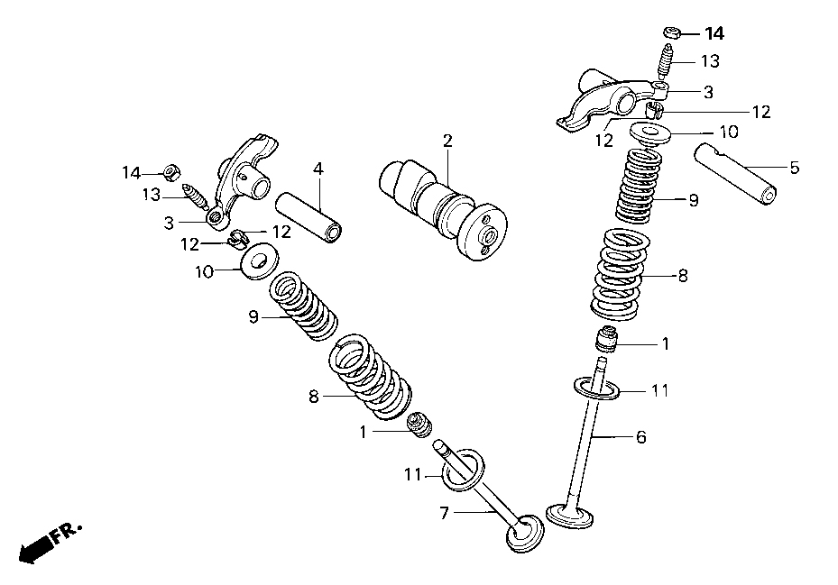 2018 Honda NSF100 Cam Shaft / Valves Parts for Sale