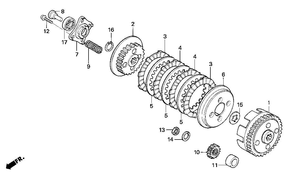 2018 Honda NSF100 Clutch Parts for Sale