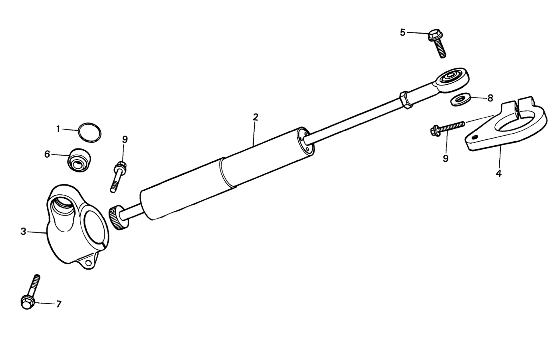 1984 Honda RS125R - OP2 Steering Damper Image