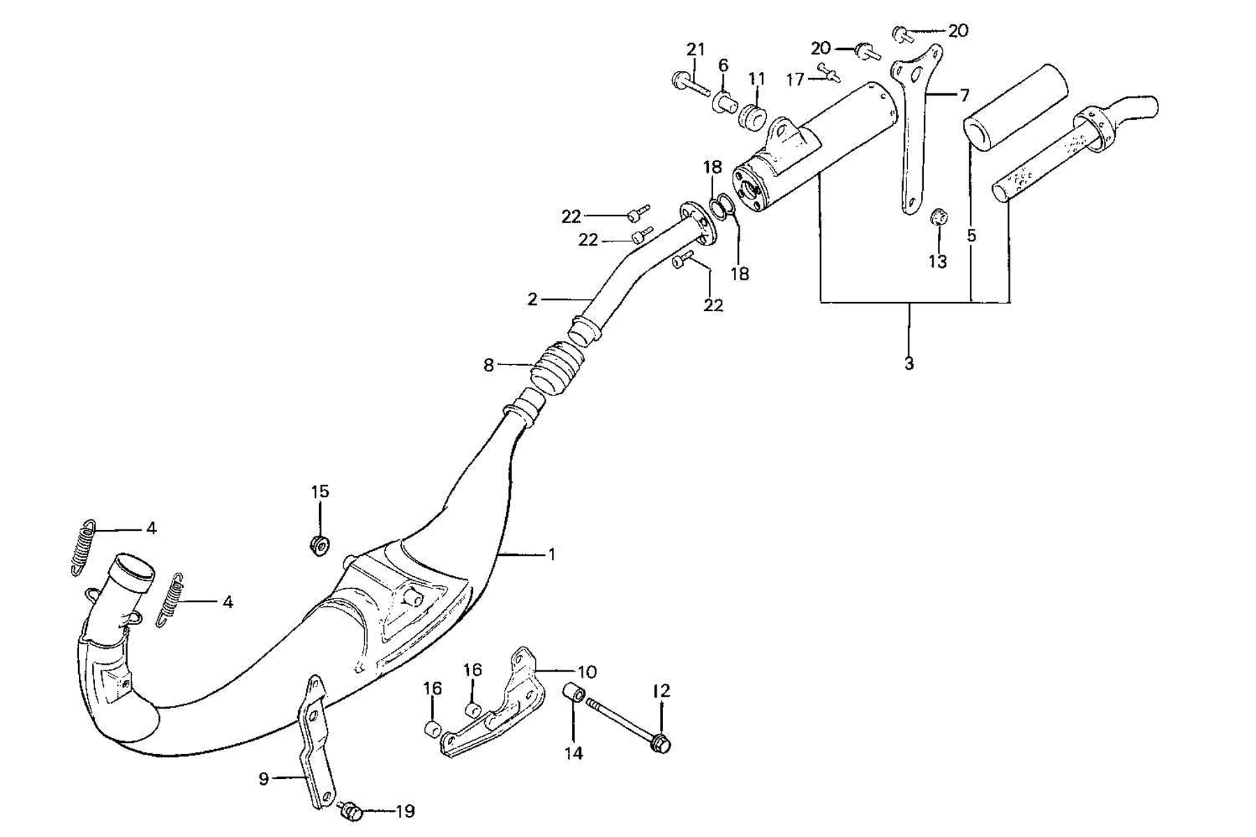 1987 Honda RS125R - F7 Expansion Chamber Image