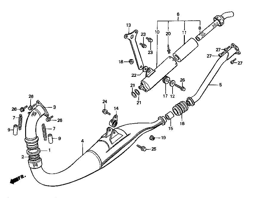 1989 Honda RS125R - F7 Expansion Chamber Image