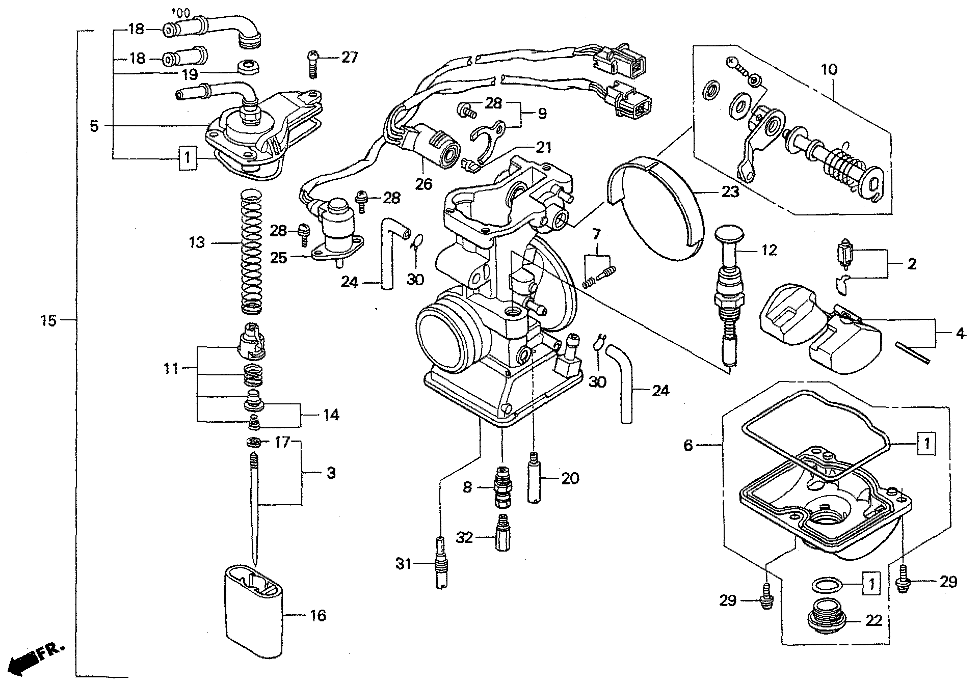 2002 Honda RS125R - E10 Carburetor Image