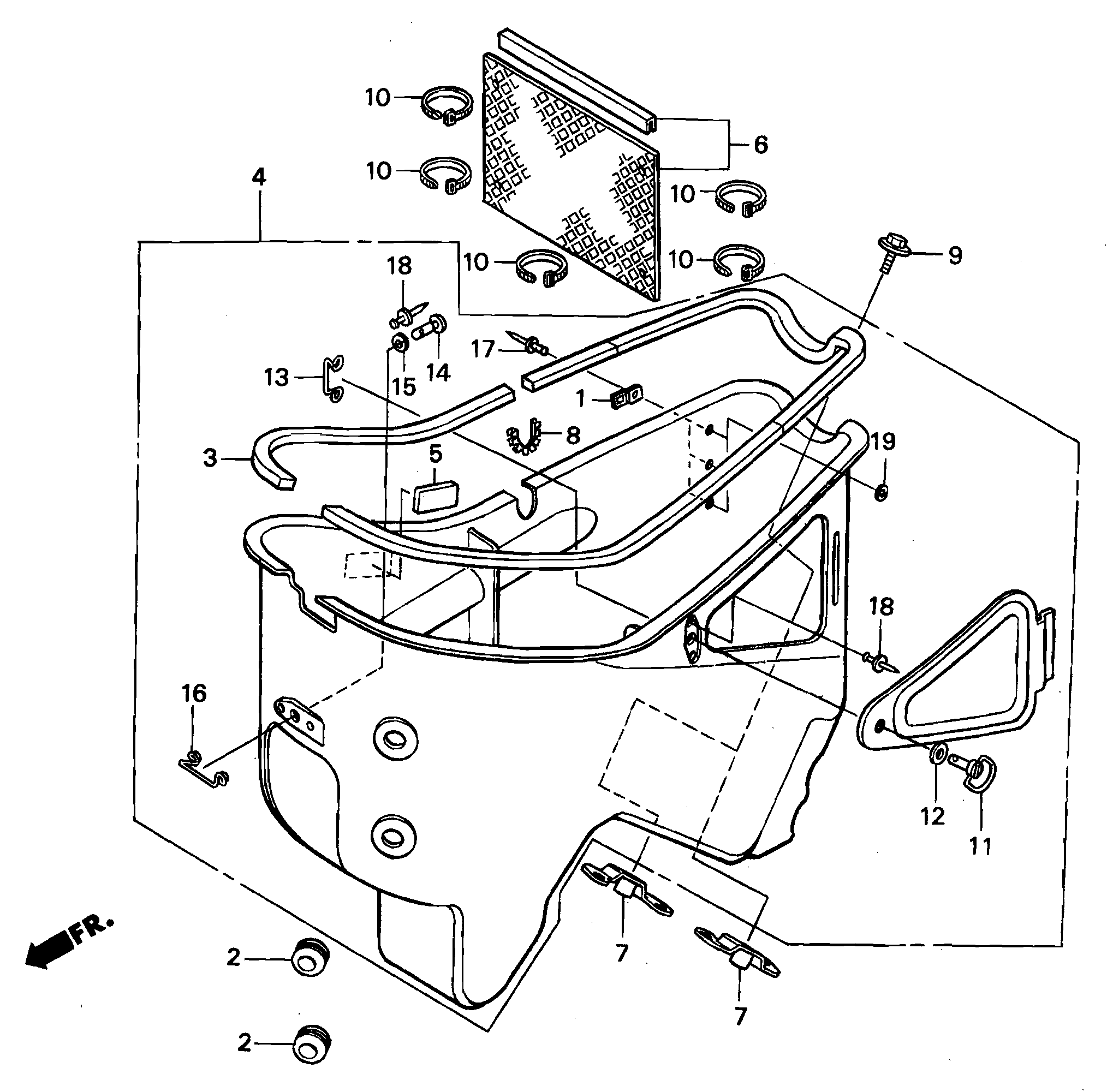 Carburetor Box Parts for a 2000 Honda RS250 Technical Sports One, LLC