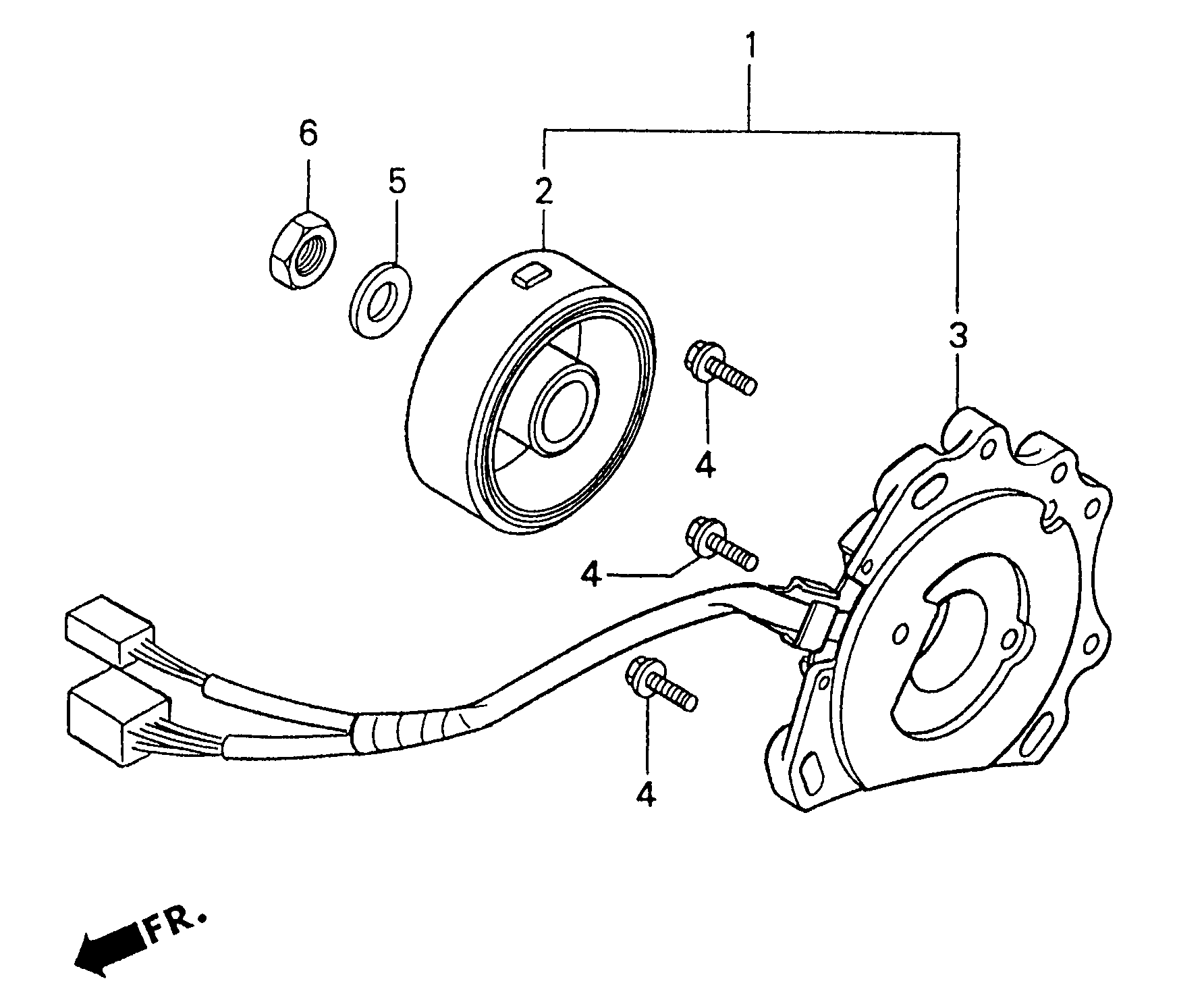 A.C Generator / Stator / Rotor Parts for a 2001 Honda RS250 Technical Sports One, LLC