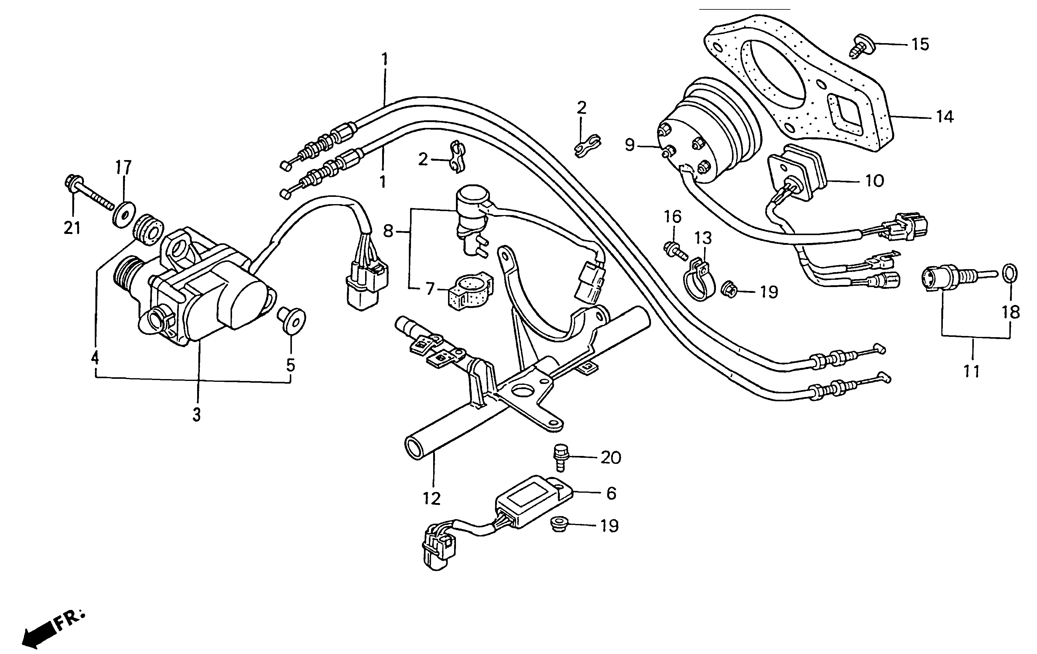 Technical Sports One, LLC 1997 Honda NSR500v Servo Motor / Meter / Meter Panel Image