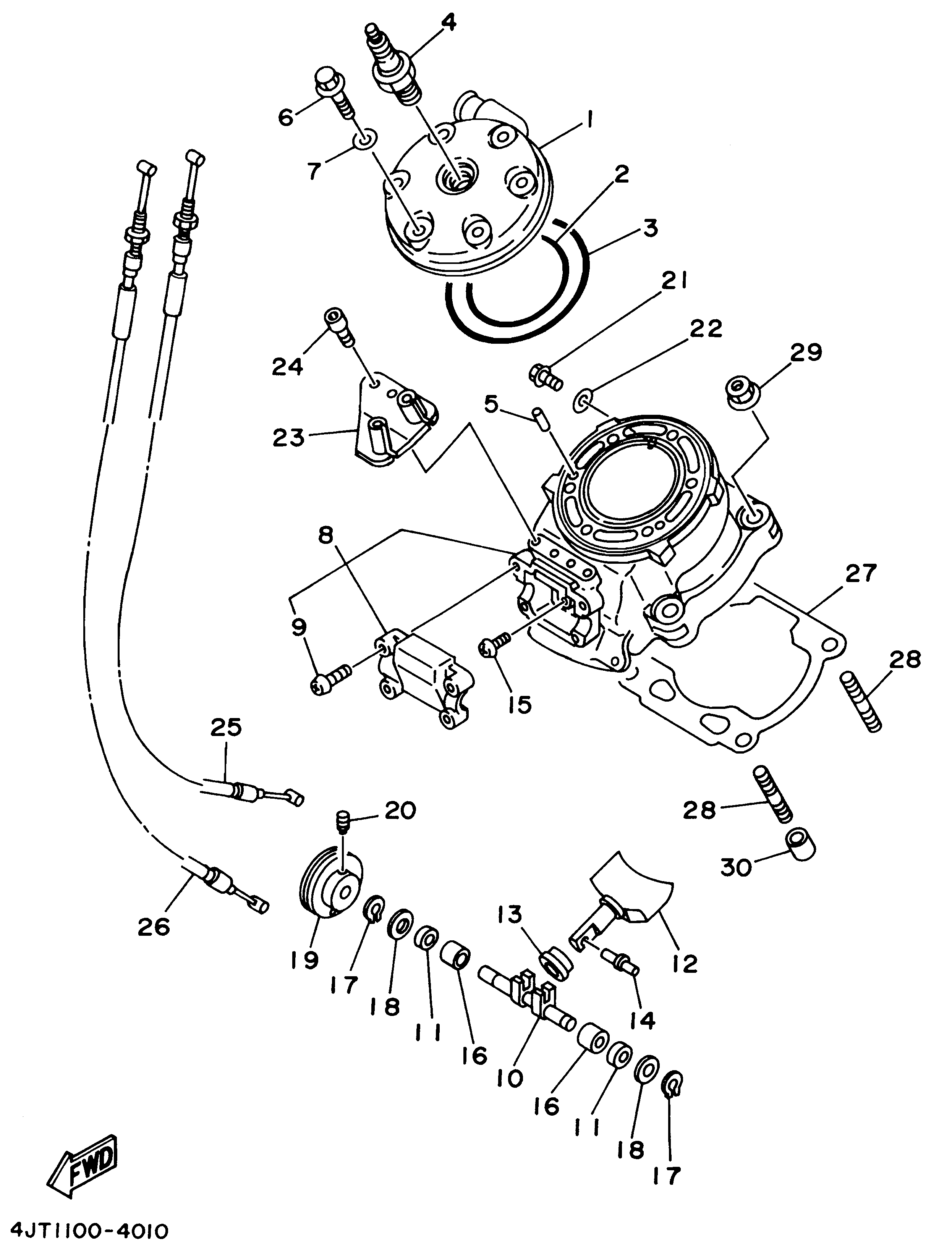 Technical Sports One, LLC 1995 Yamaha TZ125 (4JT2) Cylinder / Cylinder Head