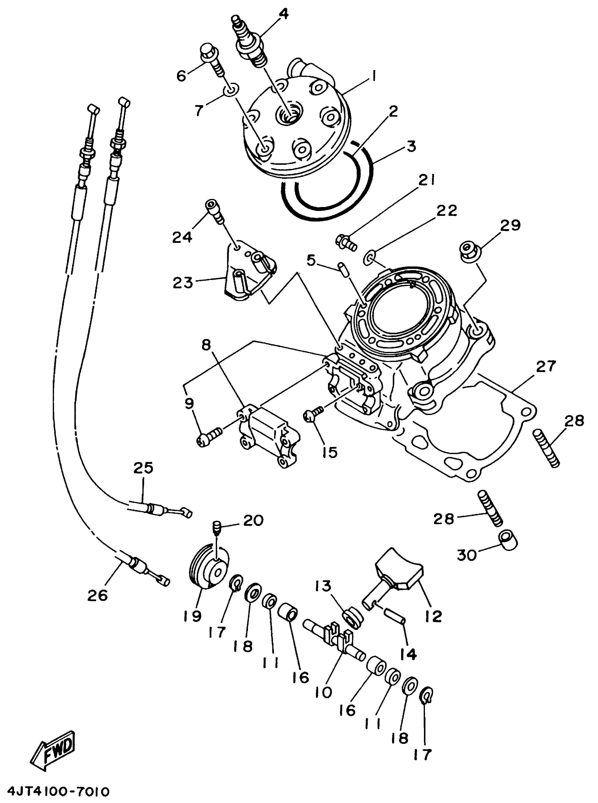 Technical Sports One, LLC 1997 Yamaha TZ125 (4JT4) Cylinder / Cylinder Head