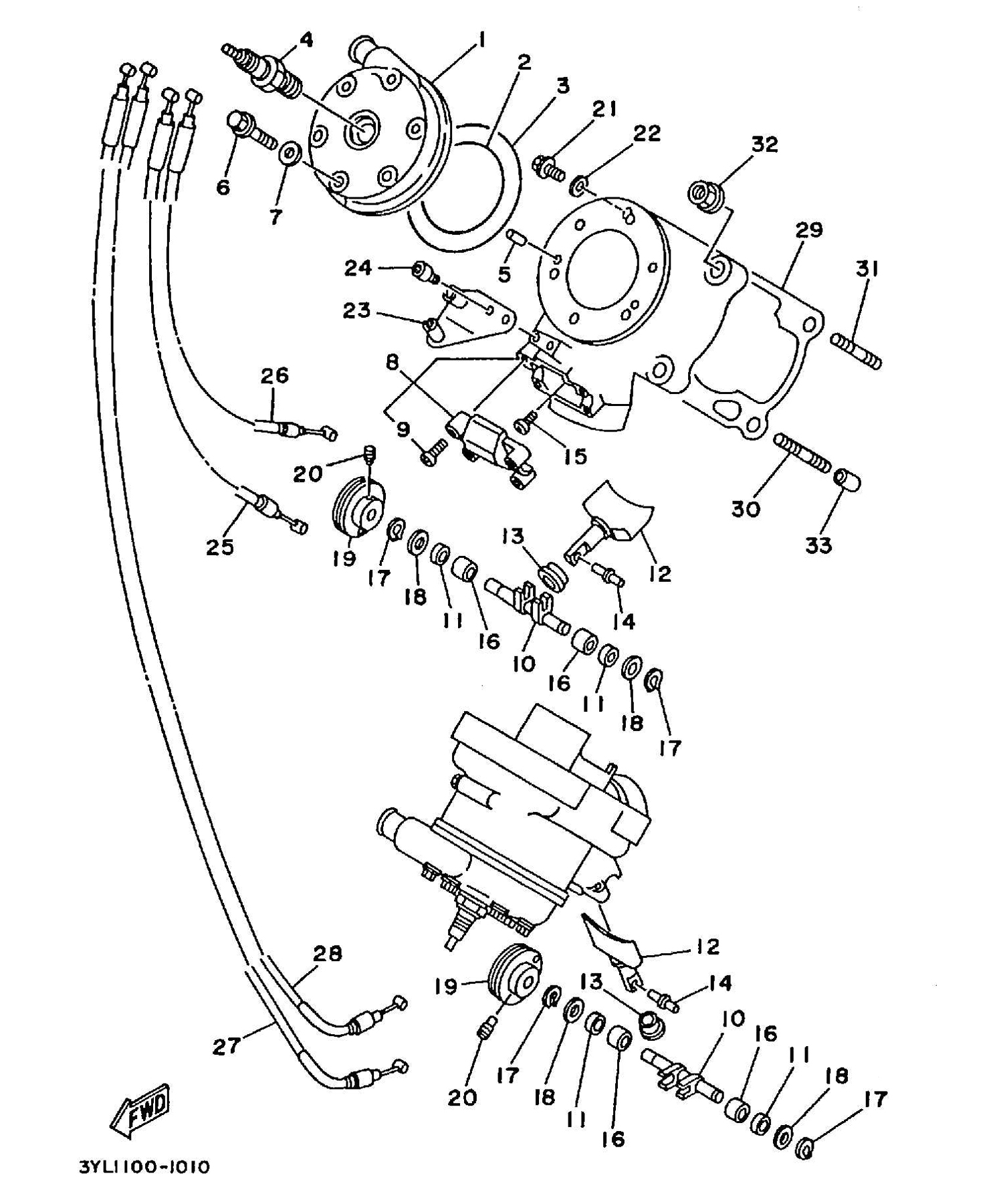 Technical Sports One, LLC 1991 Yamaha TZ250 (3YL1) Cylinder / Cylinder Head