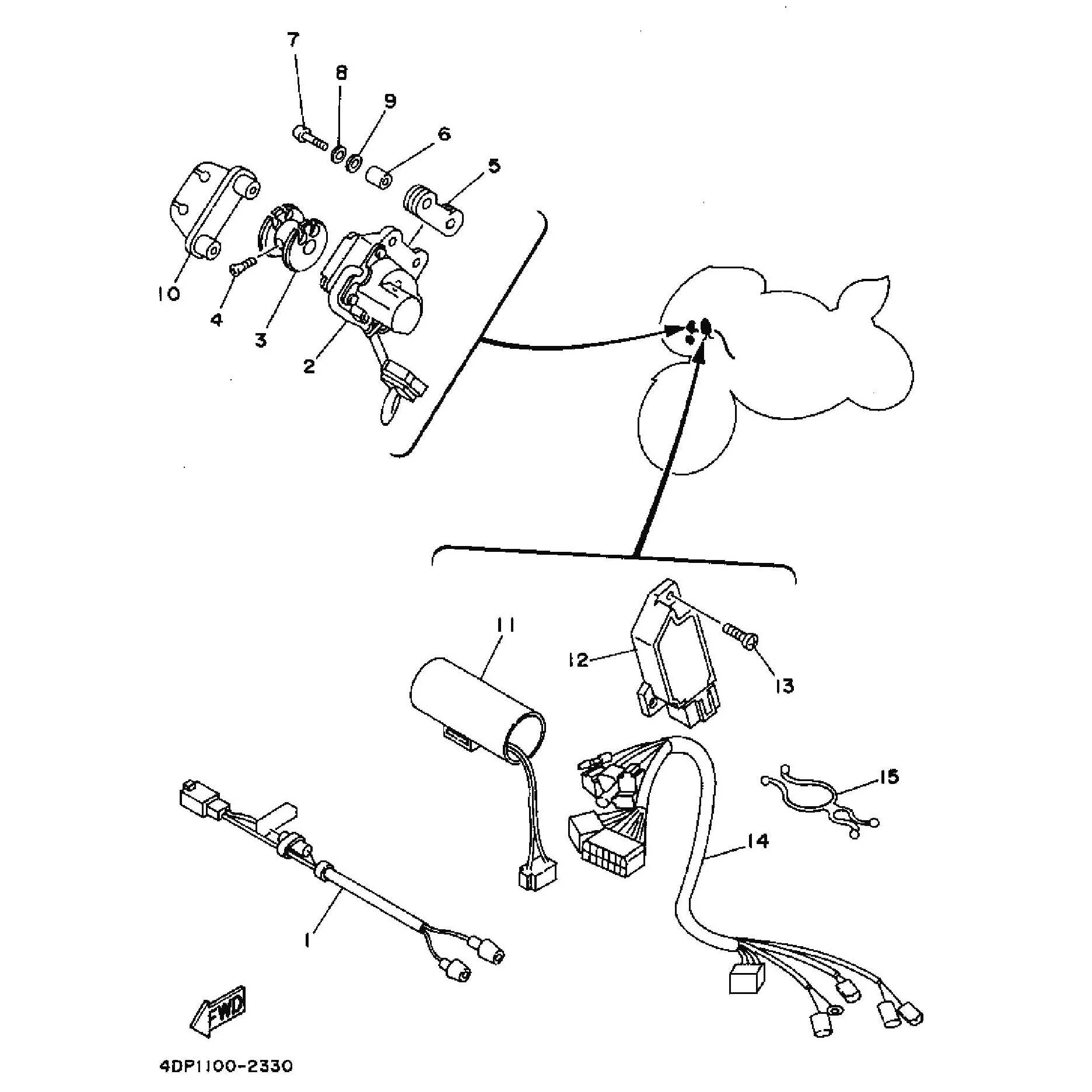 Technical Sports One, LLC 1992 Yamaha TZ250 (4DP1) the Voltage Regulator / Power Valve Control / Battery