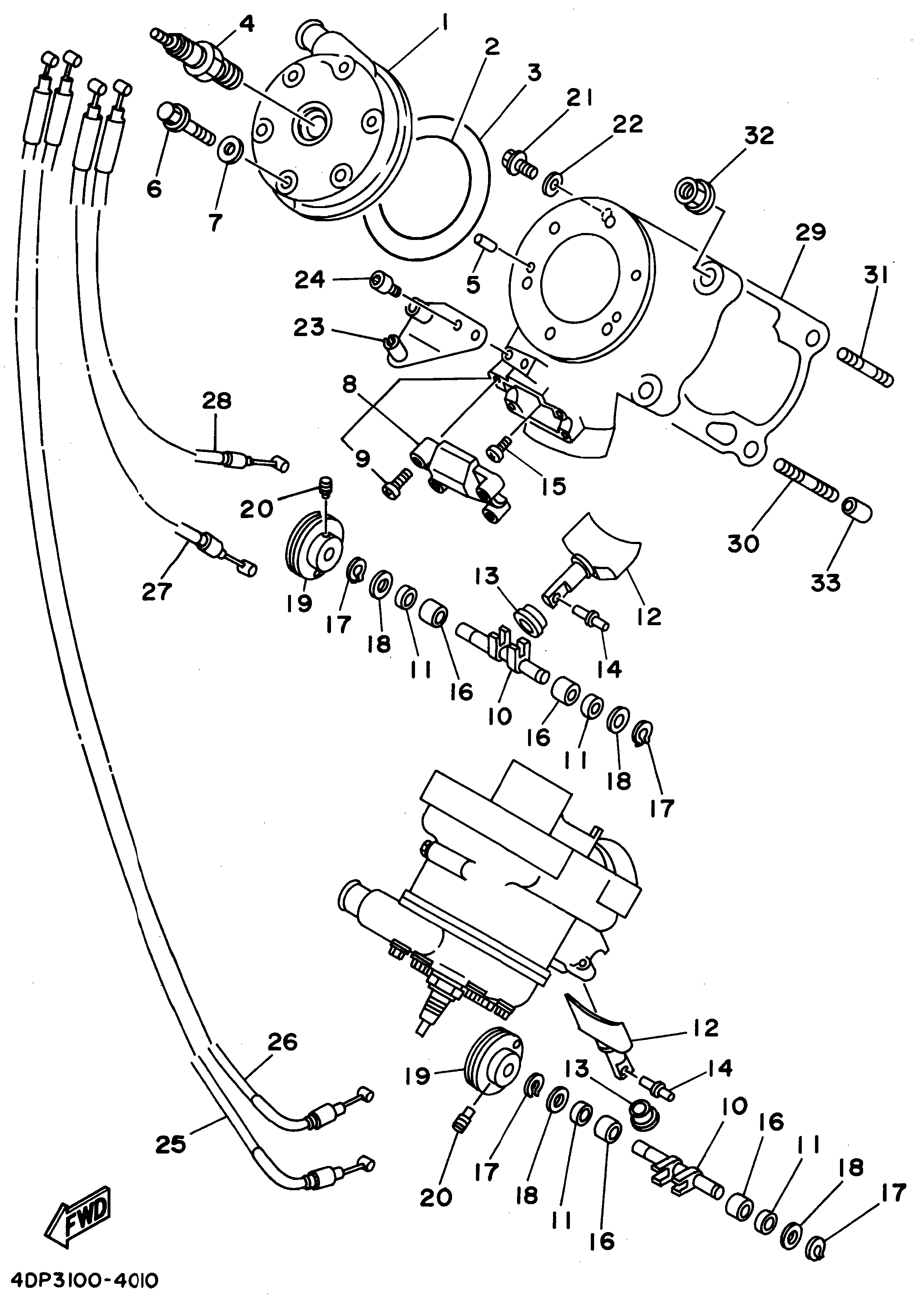 Technical Sports One, LLC 1995 Yamaha TZ250 (4DP4) Cylinder / Cylinder Head