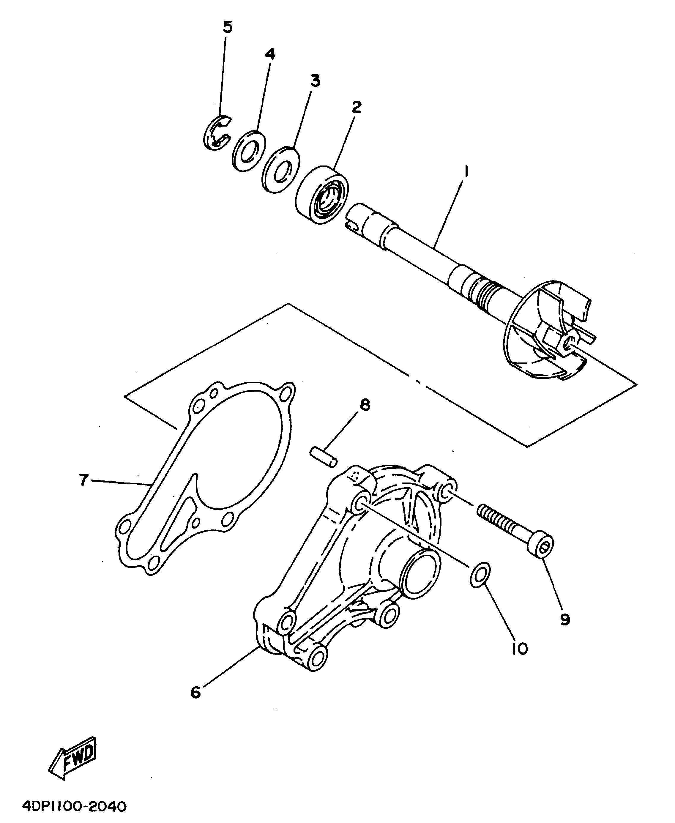 Technical Sports One, LLC 1997 Yamaha TZ250 (4TW2) Water Pump