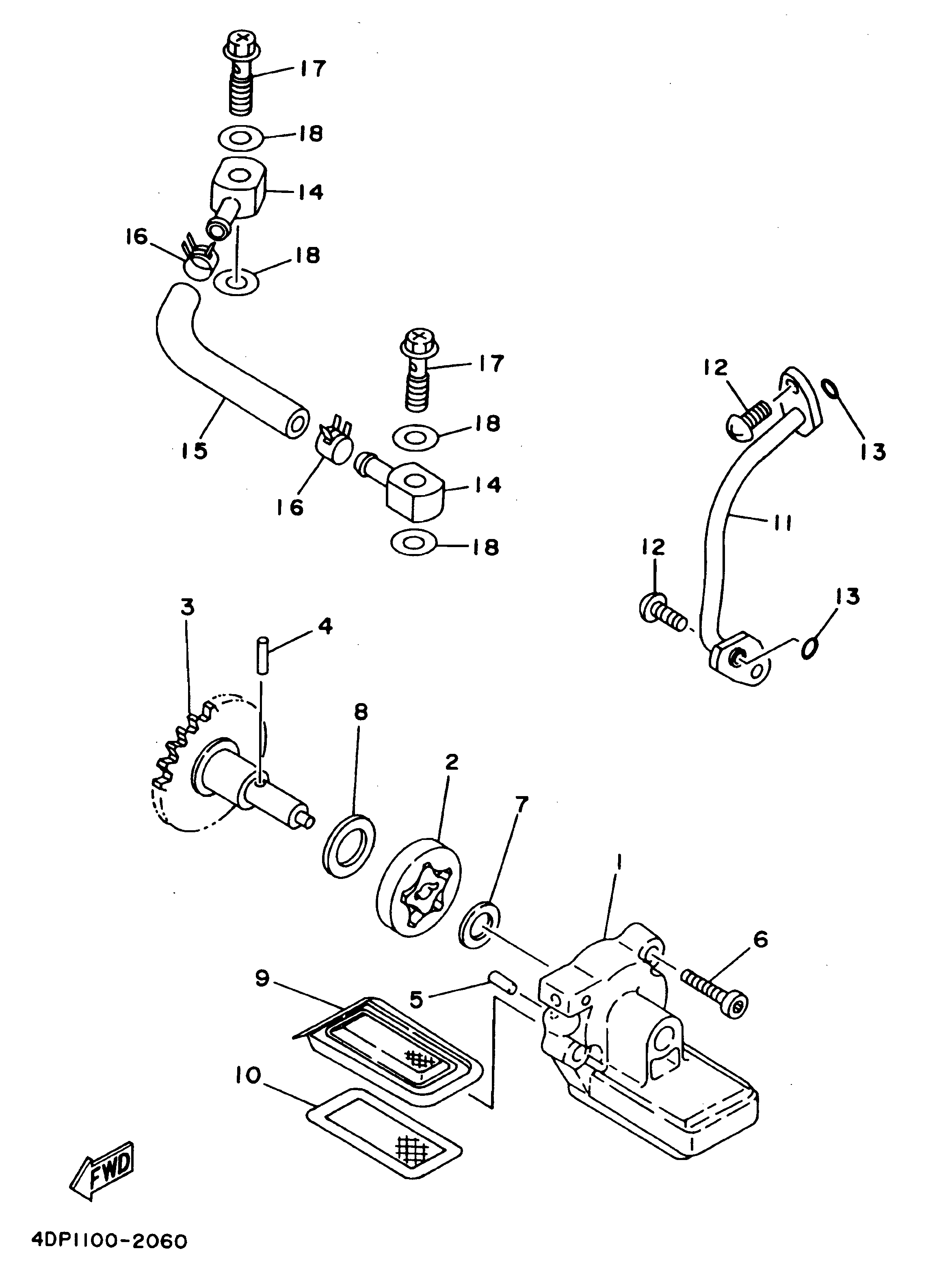 Technical Sports One, LLC 1997 Yamaha TZ250 (4TW2) Oil Pump