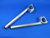 BA12-35-051 CLIP ON HANDLEBAR, BATTLE FACTORY WELDED ALUMINUM (35mm FORK / 5 DEGREE BAR ANGLE) YAMAHA SR500 / SR400 / BMW R1100S