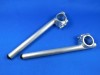 BA12-35-081 CLIP ON HANDLEBAR, BATTLE FACTORY WELDED ALUMINUM (35mm FORK / 8 DEGREE BAR ANGLE) YAMAHA SR500 / SR400 / BMW R1100S