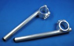 BA12-43-08 CLIP ON HANDLEBAR, BATTLE FACTORY WELDED ALUMINUM (43mm FORK / 8 DEGREE BAR ANGLE) HONDA CBR600F (99-00) / CBR600F4i (01-02) / YAMAHA YZF-R6