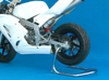 BA00-011 STAND, REAR BATTLE FACTORY STAINLESS STEEL FOR HONDA NSF100 AND NSR50