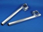 BA12-29-05 CLIP ON HANDLEBAR, BATTLE FACTORY WELDED ALUMINUM (29mm FORK / 5 DEGREE BAR ANGLE) HONDA NS50F / NS50R