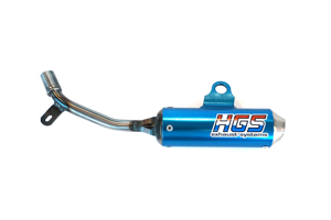 HG06S111B HGS SILENCER KTM 50SX 2016-2023 / HUSQVARNA TC50 2017-2023 / GASGAS MC50 2021/2023 (BLUE)