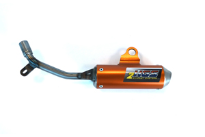 HG06S111O HGS SILENCER KTM 50SX 2016-2023 / HUSQVARNA TC50 2017-2023 / GASGAS MC50 2021/2023 (ORANGE)