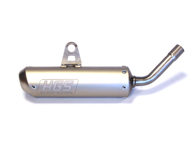 HG06S212 HGS SILENCER (SILVER) KTM 65SX 2024 / Husqvarna TC65 2024 / GasGas MC65 2025