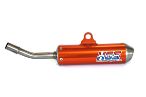 HG06S210O HGS SILENCER KTM 65SX 2009-2015 ORANGE