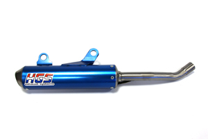 HG06S412B HGS SILENCER KTM 125SX/150SX 2019-2022/ HUSQVARNA TC125 2019-2022 / GasGas MC125 2021-2023 BLUE