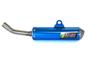 HG02S410B HGS SILENCER YAMAHA YZ125 2005-2023, YZ144 2005-2023 BLUE