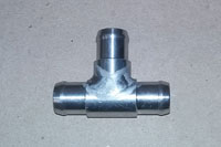 19503-NX4-867 PIPE, WATER 3-WAY ALUMINUM (16mm)