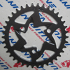 NSR50-GT4-38T SPROCKET, REAR ALUMINUM 38T NSR50