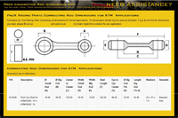 03.6226 ProX CONNECTING ROD KIT (KTM 125SX, 150SX 2016-2022 / Husqvarna TC125 2016-2022 / GasGas MC125 2021-2022)